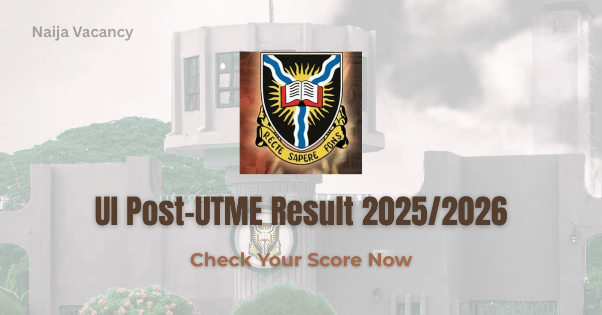 UI Post-UTME Result 2025/2026